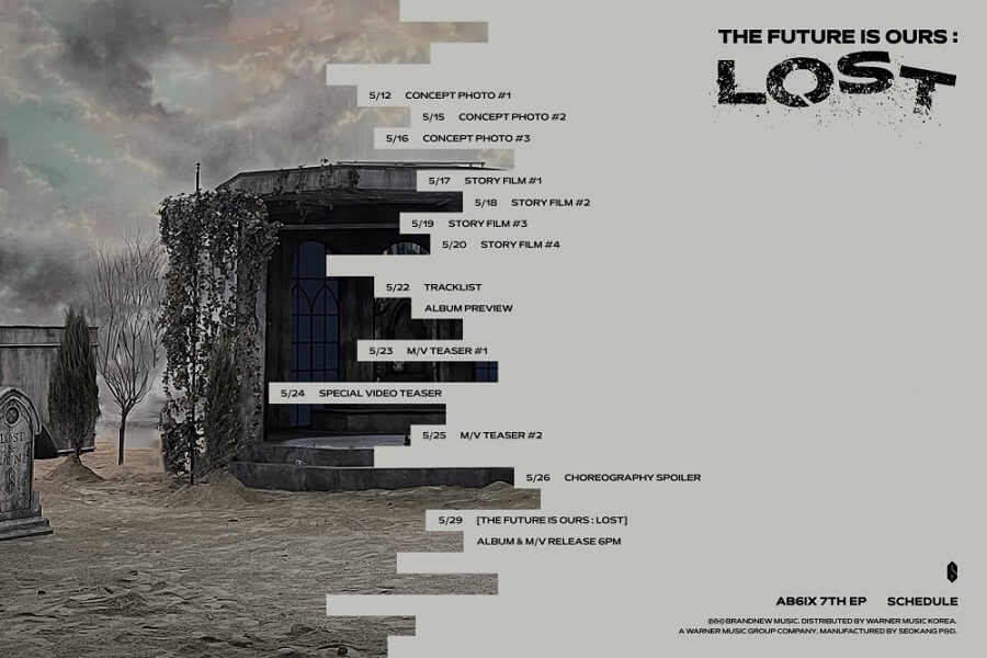 AB6IX Zeitplan-Poster The Future Is Ours Lost