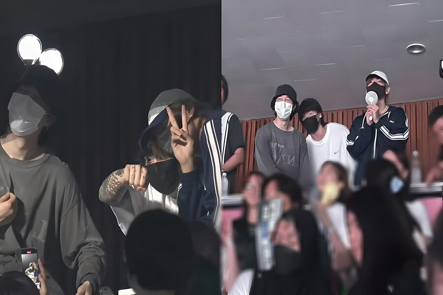 BTS-Mitglieder Jimin, V und Jungkook bei SUGAs D-DAY Konzert in Seoul