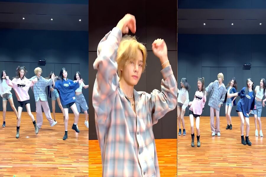 BTS V und NewJeans - 'Hype Boy' Dance Challenge