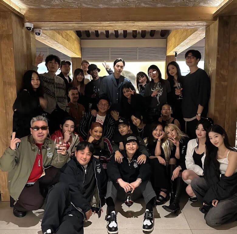 Foto vom Abendessen der PEACEMINUEONE x NIKE-Kollaboration von BIGBANG G-Dragon