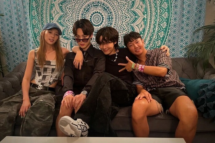 Irene Kim, Jimin, J-Hope, W Korea editor