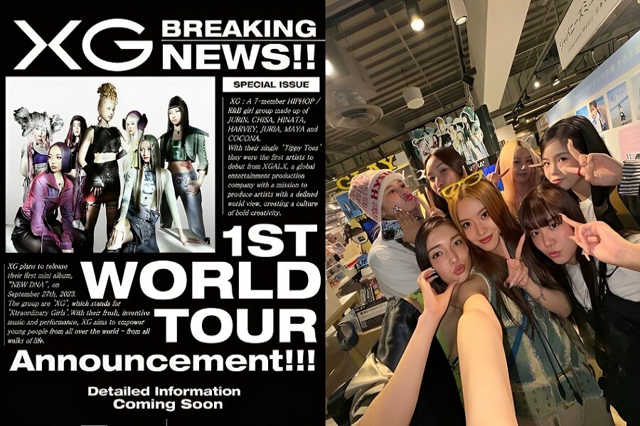 XG verkündet ihre erste Welttournee