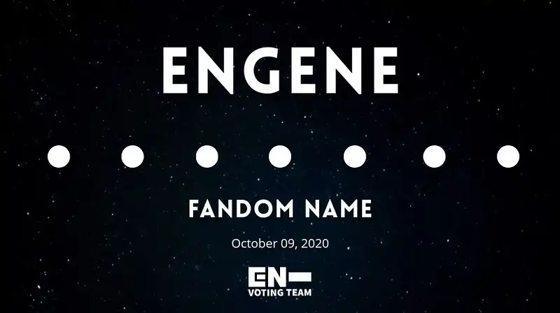 ENHYPEN Fandom Name - ENGENE