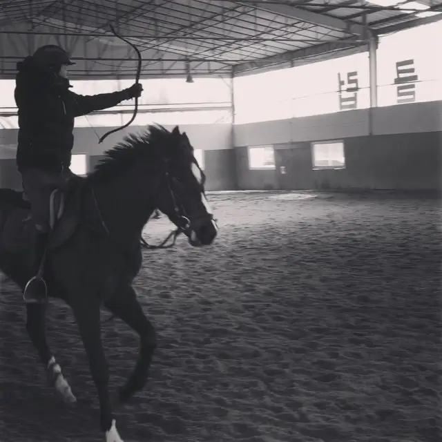 Il a appris à monter à cheval dès son plus jeune âge
