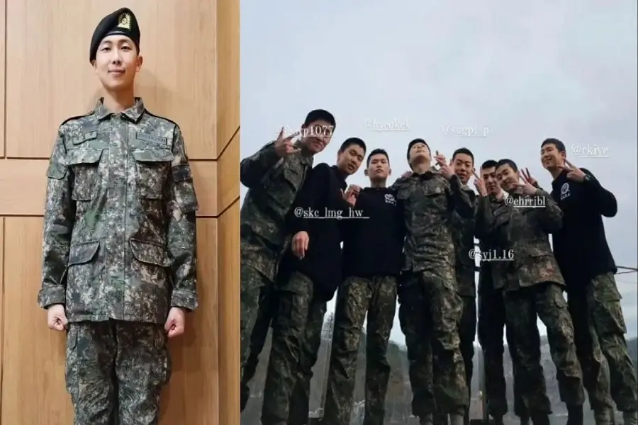 Puesta al día de BTS RM para Militärleben erobert die Herzen CINEINFO12