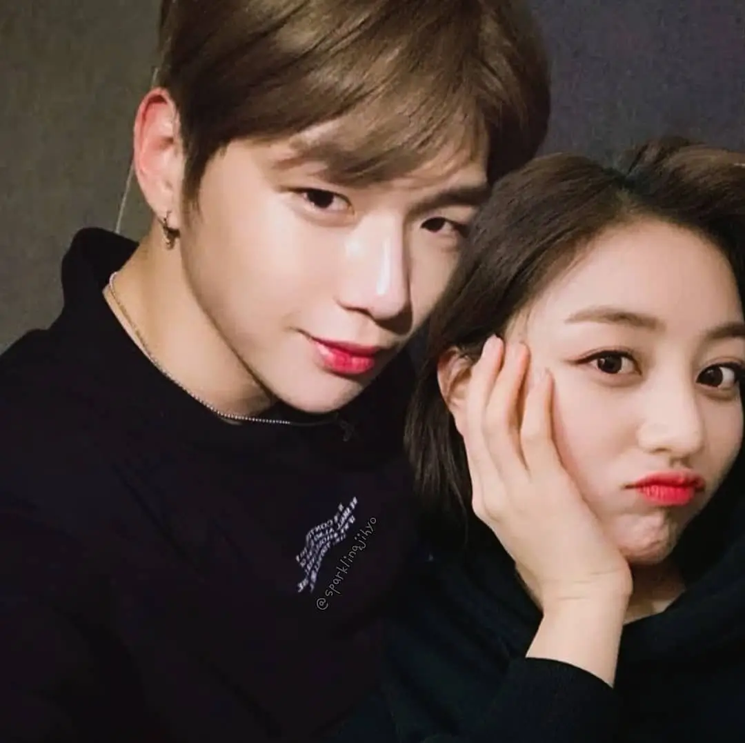 Jihyo and Kang Daniel