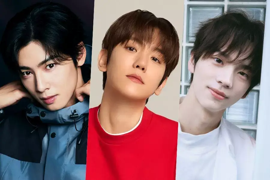 Cha Eun-woo, Baekhyun, Shinyu